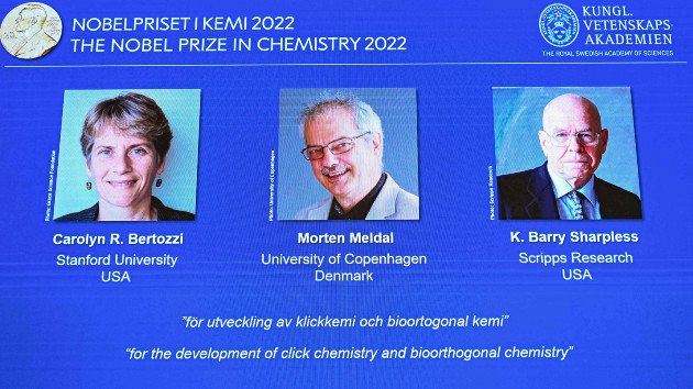 Three scientists win Nobel Prize in Chemistry for making molecules 'click' - Vimarsana News