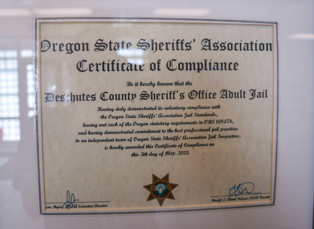DCSO Jail Earns Re-Accreditation Status - Vimarsana News