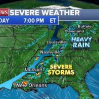 Tornadoes possible in Mid-Atlantic as storms set to drench East Coast ...
