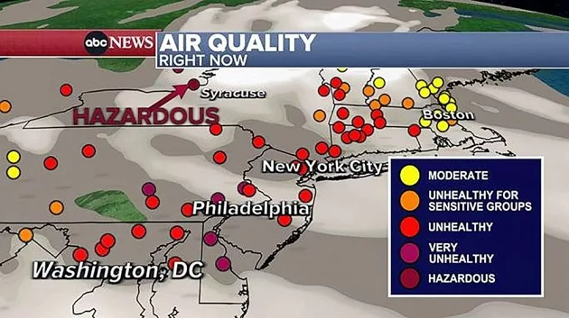 What to know about the Air Quality Index from wildfire smoke and how it affects human health - Vimarsana News