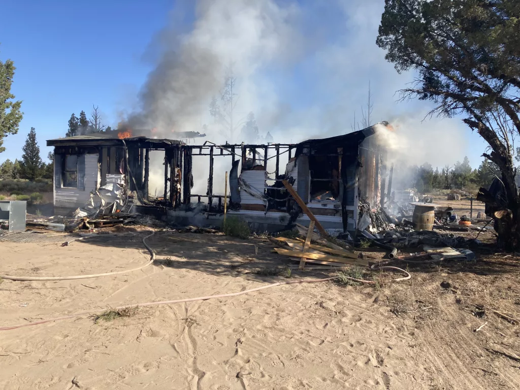 Fire Destroys Crook County Home - Vimarsana News