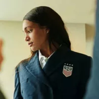 The USWNT arrive tailored in @nike x @martine_rose. Shop the Nike