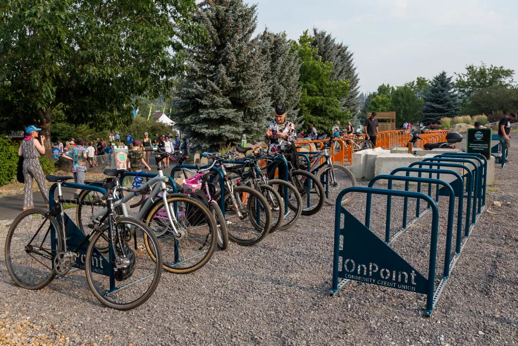 Old Mill District Unveils 150 New Bike Racks - Vimarsana News