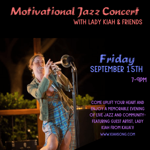 Motivational Jazz Concert with Lady Kiah and friends - Vimarsana News