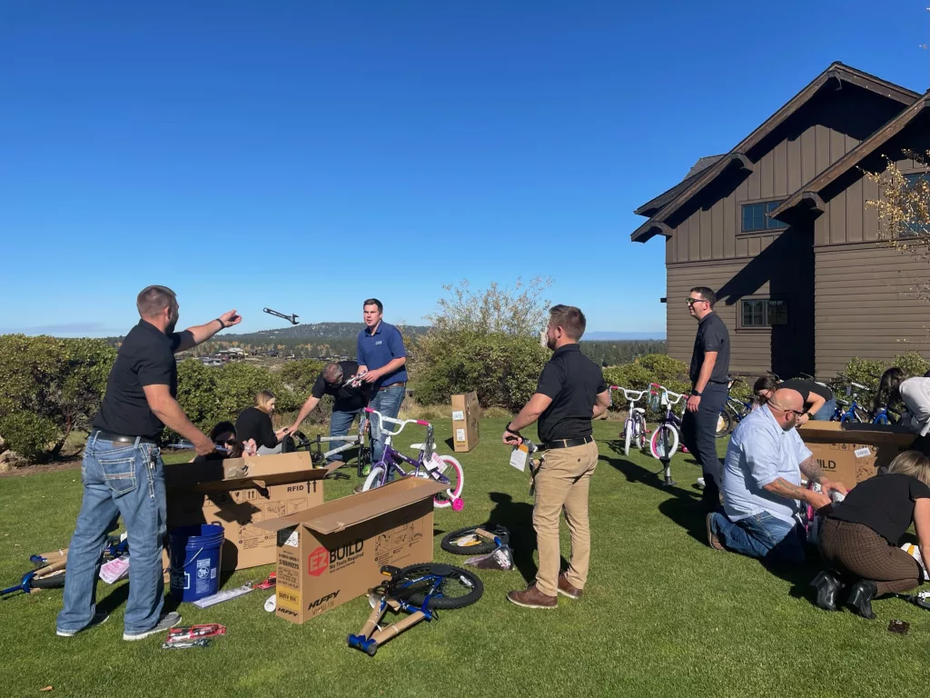 Hayden Homes Team Builds And Donates 23 Bikes - Vimarsana News