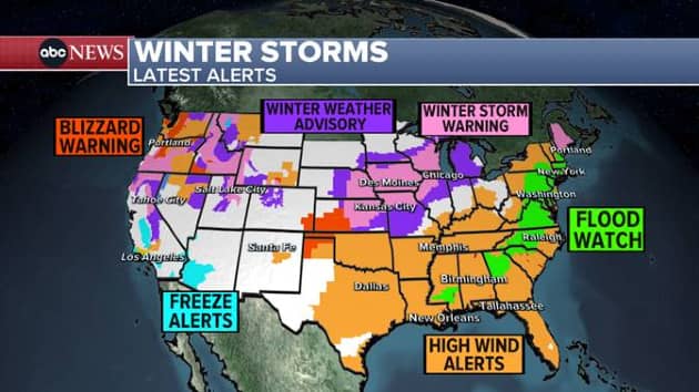 Extreme weather on East Coast as multiple storms move into the region ...