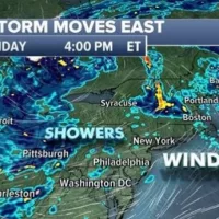 Major storm brings flash flooding, damaging winds to East Coast ...