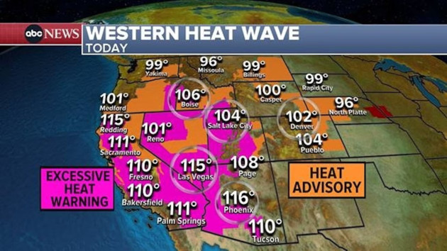 Life-threatening heat heading to East Coast as high temperatures ...