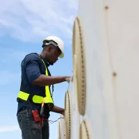 technician-check-and-maintenance-service-air-conditioners-and-air-compressor-on-the-rooftop