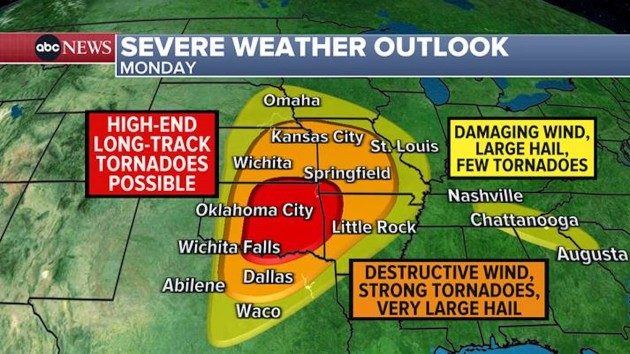 30 million people brace for more severe weather after deadly tornado ...