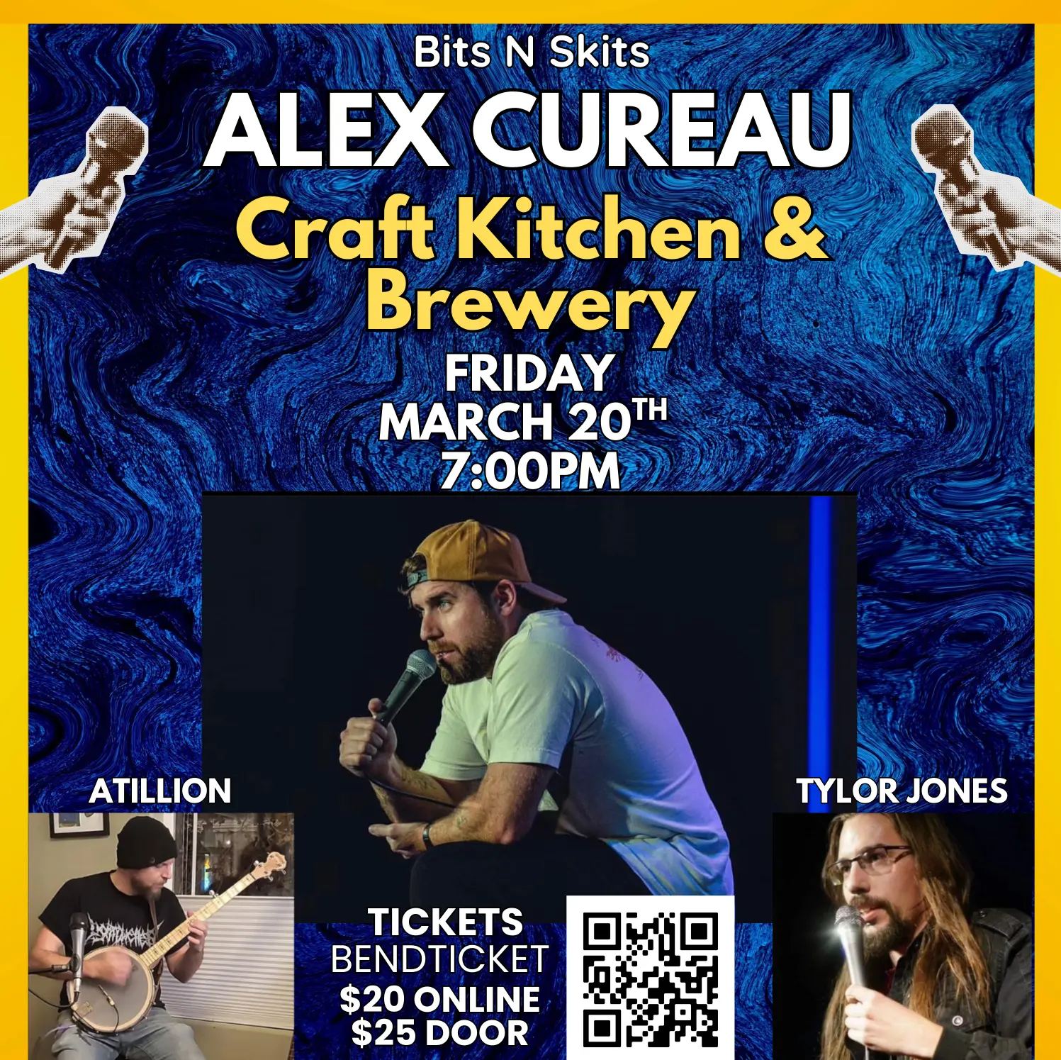 Comedy at Craft Kitchen and Brewery with Alex Cureau
