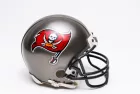 Tampa Bay Buccaneers helmet in Super Bowl LV^ on white background.