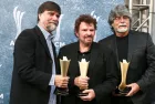 (L-R) Ted Genry^ Jeff Cook and Randy Owen of Alabama attend the 9th Annual ACM Honors at the Ryman Auditorium on September 1^ 2015 in Nashville^ Tennessee.