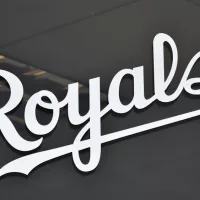 Sign for the Kansas City Royals at Surprise Stadium Surprise Arizona 3/2/19