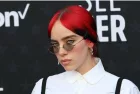 Billie Eilish at the 29th Annual Critics Choice Awards - Arrivals at the Barker Hanger on January 14^ 2024 in Santa Monica^ CA