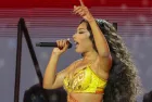 Megan Thee Stallion performs at Bonnaroo music festival. Manchester^ Tennessee USA - 06-16-2024