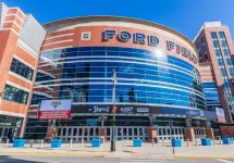 Ford Field^ home of the Detroit Lions on November 10^ 2020 in downtown Detroit^ Michigan.