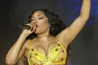 Megan Thee Stallion performs at Bonnaroo music festival. Manchester^ Tennessee USA - 06-16-2024