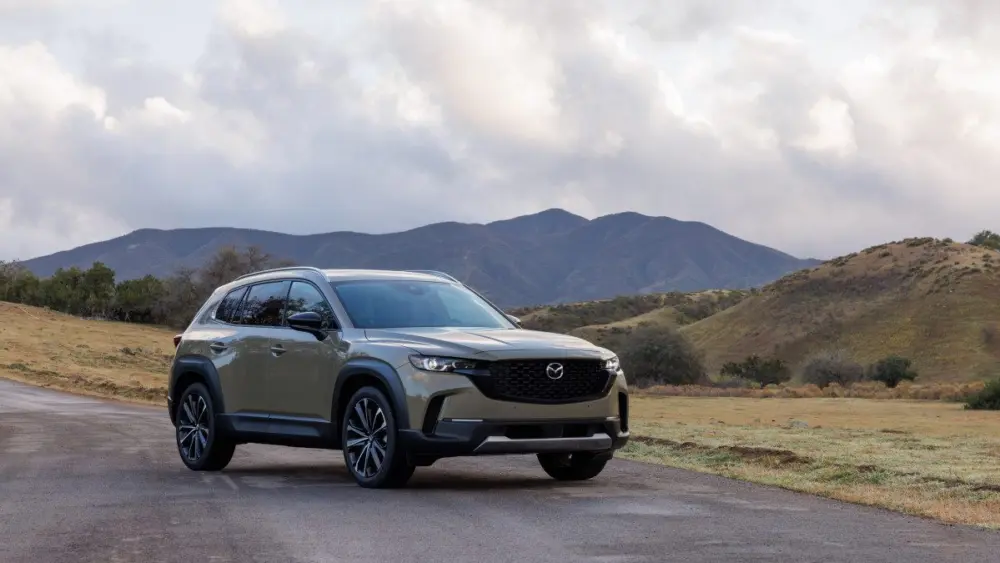 2026-mazda-cx-50-front-quarter-exterior-profile-gas-version-pictured-but-identical-to-hybrid-besides-badges-and-wheel-designs624601