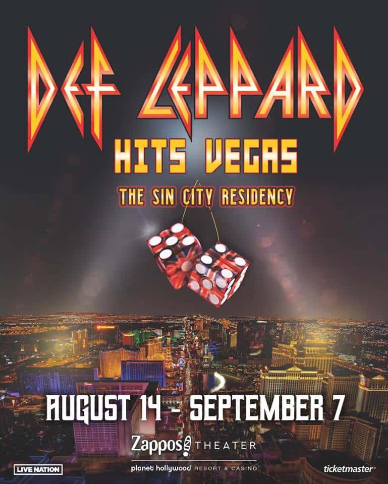 Def Leppard Las Vegas Seating Chart