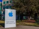 [2016-12-26] Apple Headquarters^ 1 Infinite Loop in Cupertino^ California^ USA. Apple headquarters buildings^ apple log on the sign board.