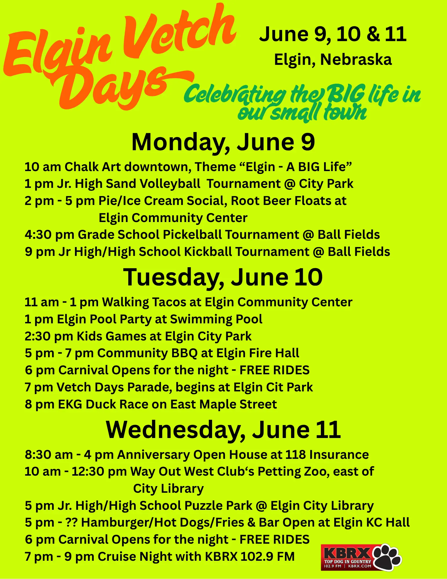 elgin-vetch-days-2025-poster