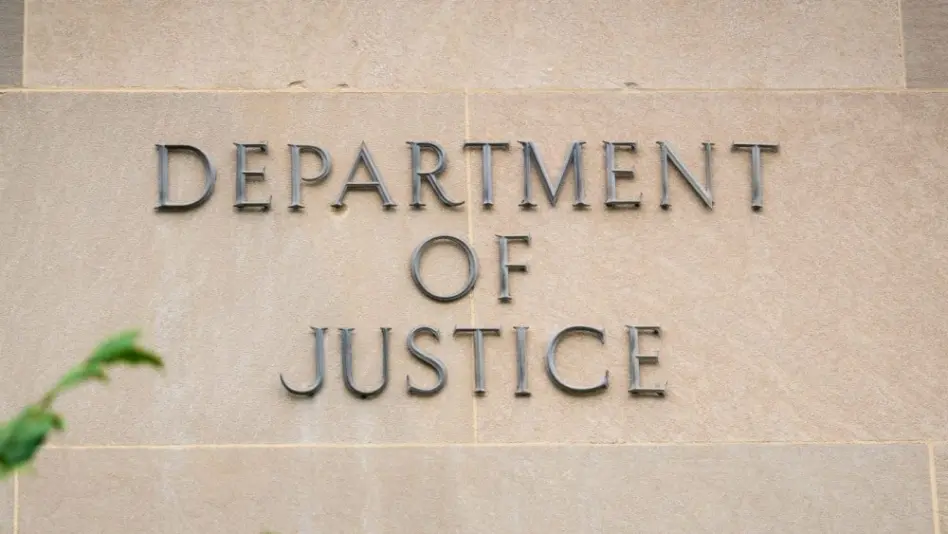The United States Department of Justice (DOJ) in Washington D.C.^ USA