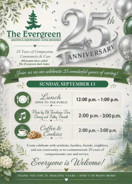 Evergreen 25h Anniversary Celebration
