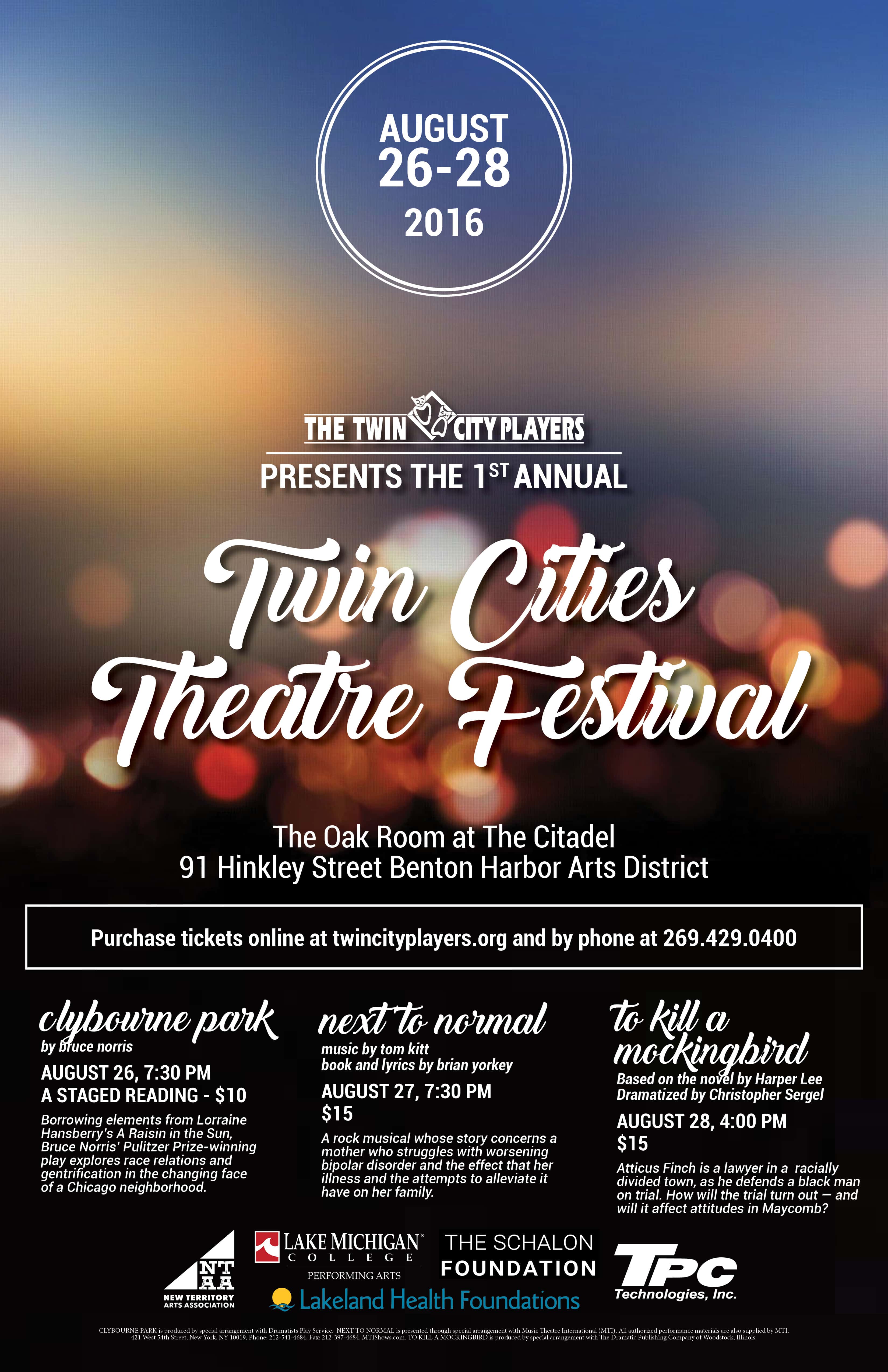 Twin Cities Theater Calendar