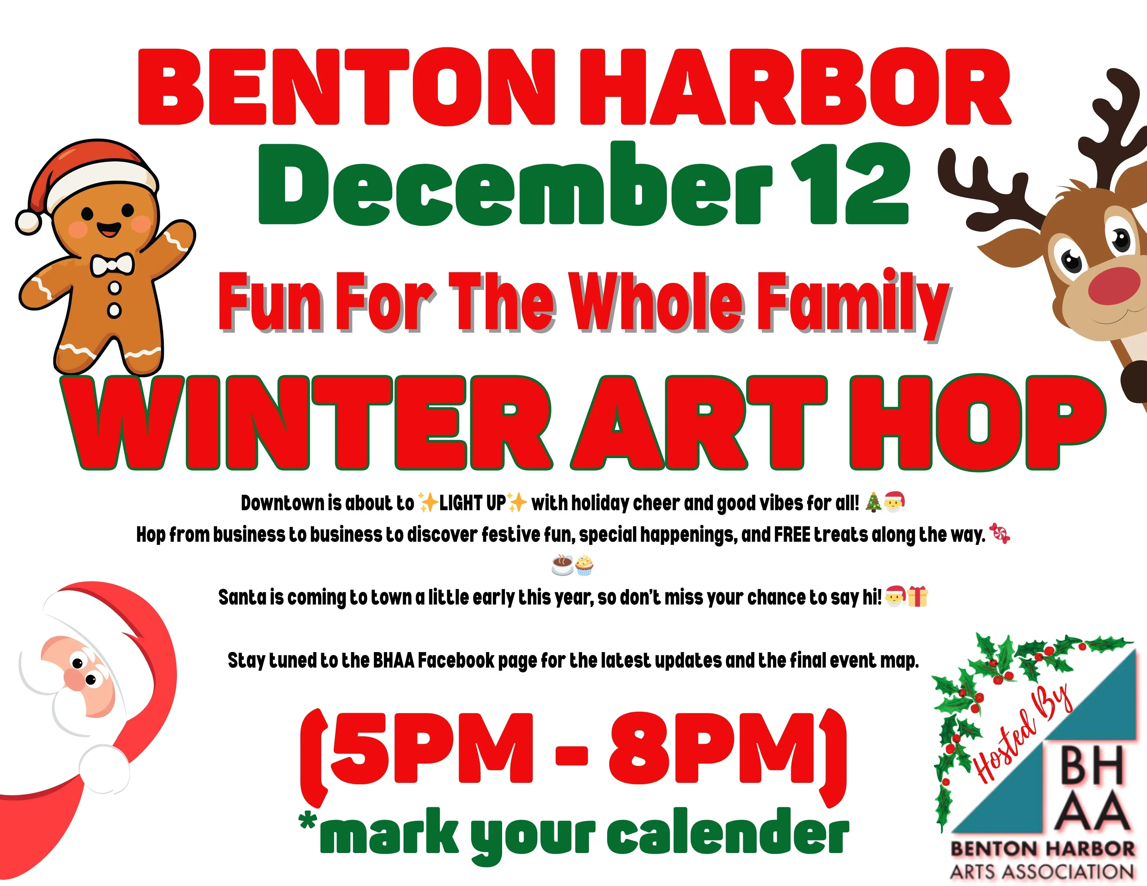 Benton Harbor Arts Association Winter Art Hop