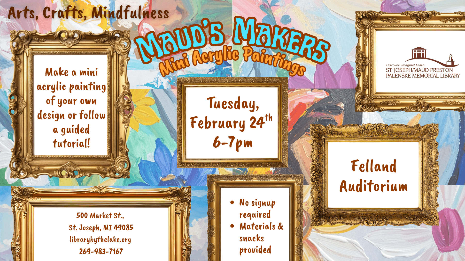 Maud’s Makers: Mini Acrylic Painting