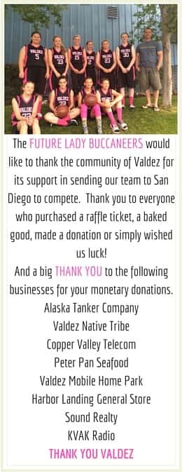 Girls Basketball CA Team thank you