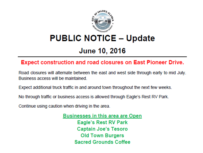 Construction June 10
