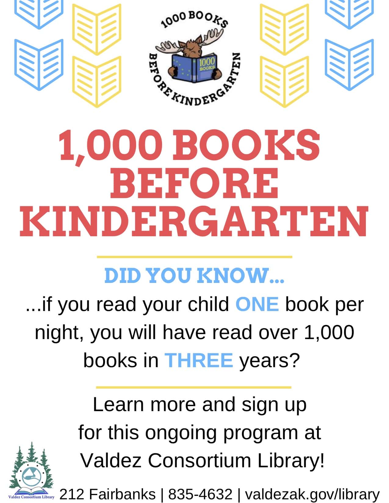 Poster-1000-Books-Before-Kindergarten-copy | KVAK