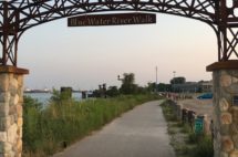 river walk bridge to bay