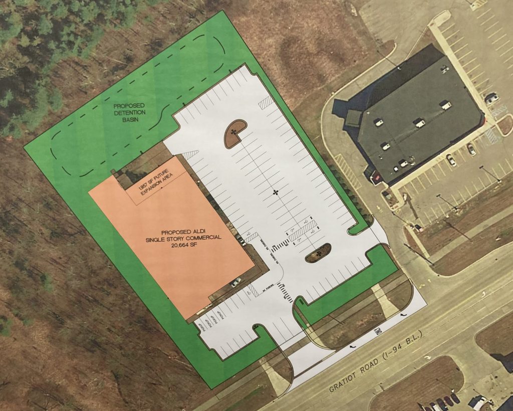 Aldi site plans okayed by Kimball Township - Vimarsana News