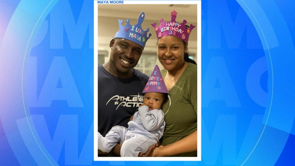WNBA star Maya Moore has baby with now-husband she helped free from prison - Vimarsana News
