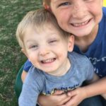 That smile says it all! Xayden  loves his big cousin ❤ 