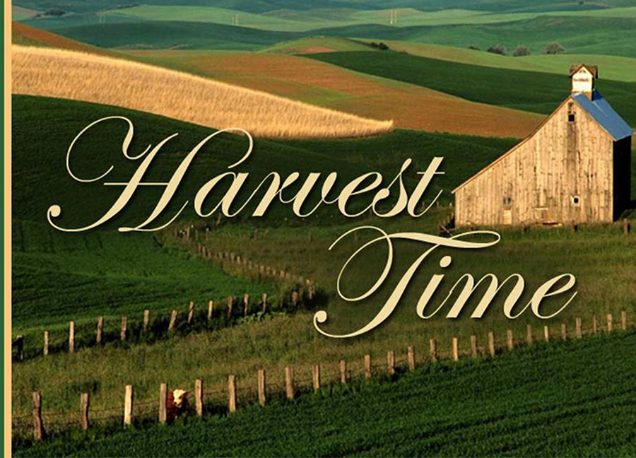 Harvest Time Show placard
