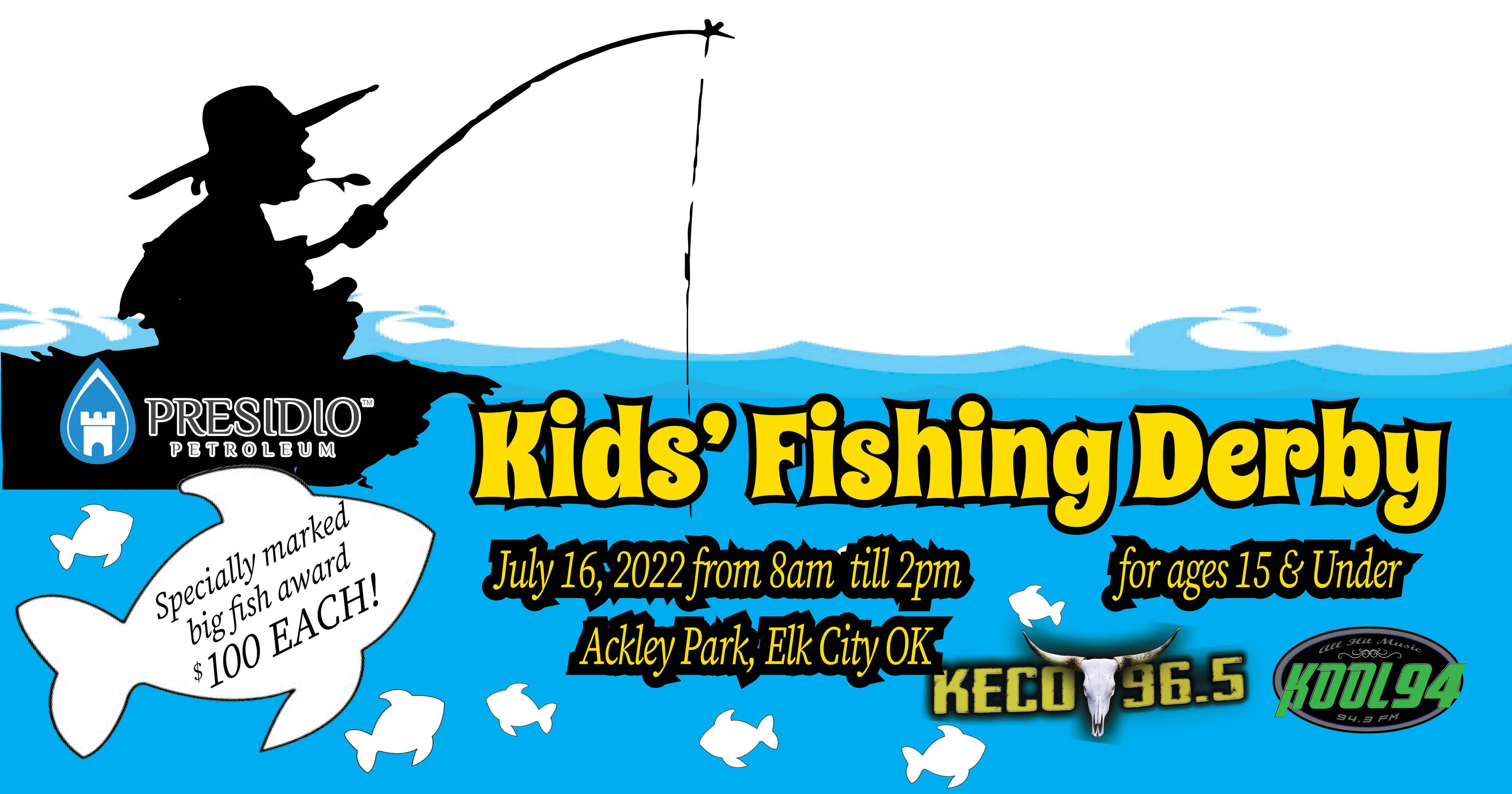 Kids' Fishing Derby placard