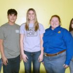 Arnett FFA students were on the Today in Ag radio show with host, Jimmy Clark on Wednesday, Feburary 15. Pictured from left are Emma Knowles, Sean Sanchez, Anna Santa'Anna, Makale Hamil and Brianna Marenco.