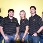Merritt FFA students were on the Today in Ag radio show with host, Jimmy Clark on Friday, Feburary 17. Pictured from left are Reece Hightower, Layton Freas, Breegan Barnett, Case Carlson and Jayden Darling.