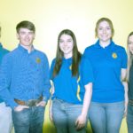 Elk City FFA students were on the Today in Ag radio show with host, Jimmy Clark on Thursday, Feburary 23, 2023. Pictured from left are Wyatt McConnell, Jack Thomas, Campbell Jacobsma, Kiera Coslow and Jill Meador.