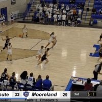 Canute vs. Mooreland Girls Basketball Game at Mooreland High School Holiday Classic Tournament