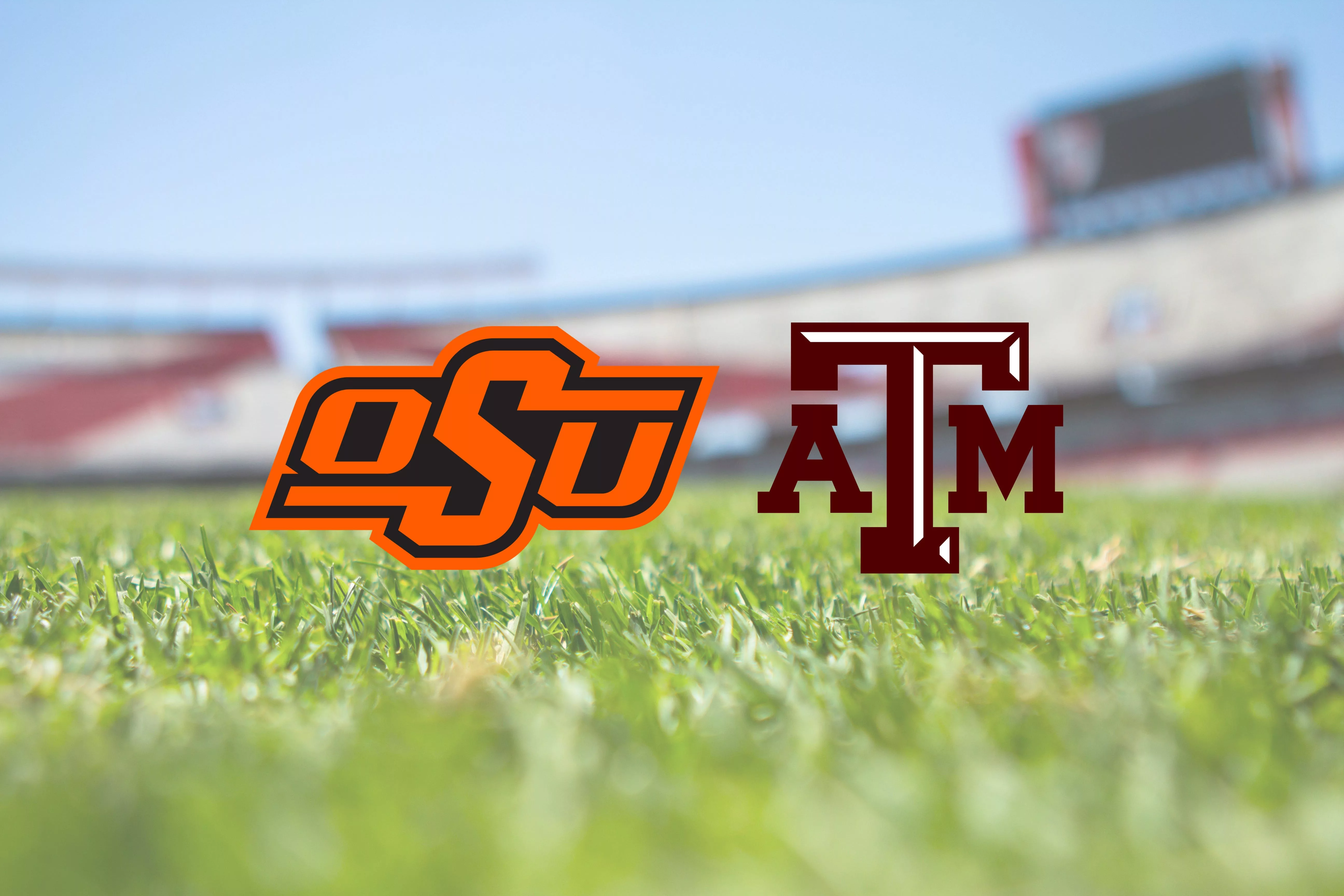Texas Bowl Preview: Oklahoma State vs. Texas A&M - Football Field with Team Logos