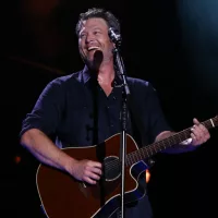 Country singer Blake Shelton performs in concert during the 2017 CMA Music Festival on June 9^ 2017 at Nissan Stadium in Nashville^ Tennessee.