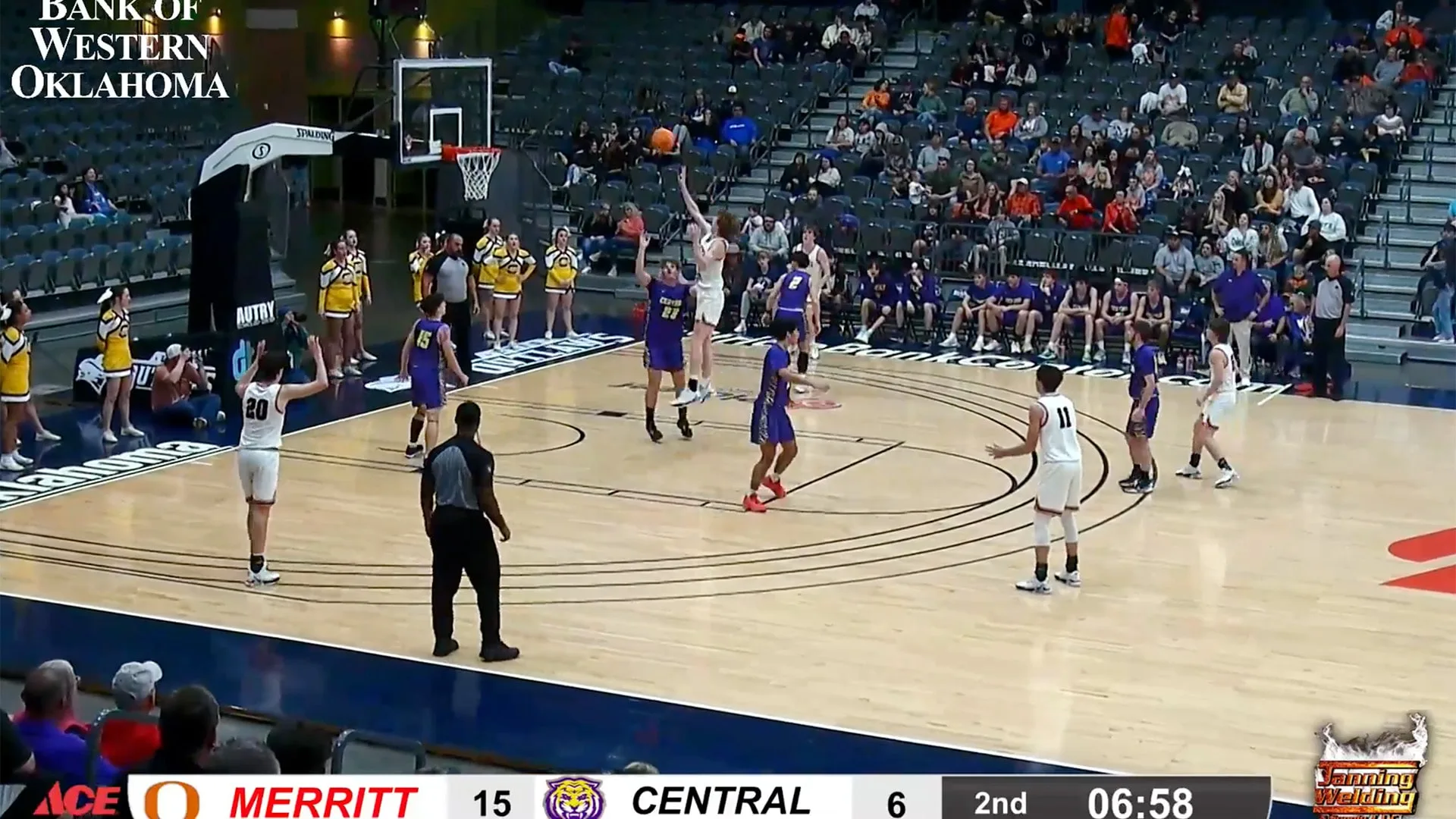 Merritt vs. Central High School Boys Basketball Game