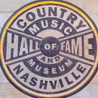 Logo and sign for Country Music Hall of Fame and Museum; Nashville Tennessee