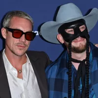 Diplo and Orville Peck at the 34th Annual GLAAD Media Awards at the Beverly Hilton Hotel.BEVERLY HILLS^ CA. March 30^ 2023