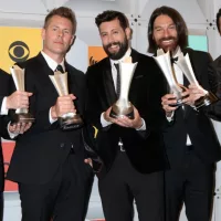 Whit Sellers^ Trevor Rosen^ Matthew Ramsey^ Brad Tursi^ Geoff Sprung^ Old Dominion at the 51st ACM Awards at the MGM Grand Garden Arena on April 3^ 2016 in Las Vegas^ NV